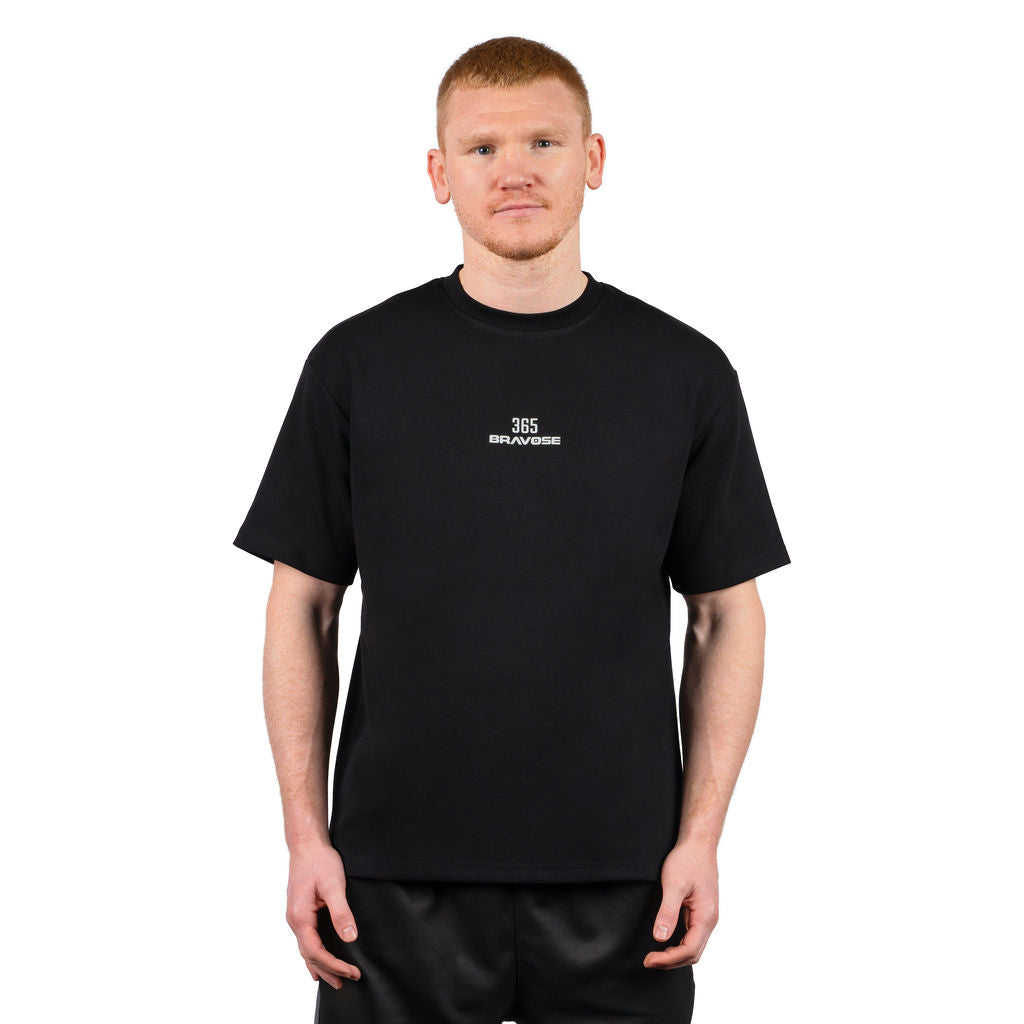 365 Oversized T-Shirt - Black-0