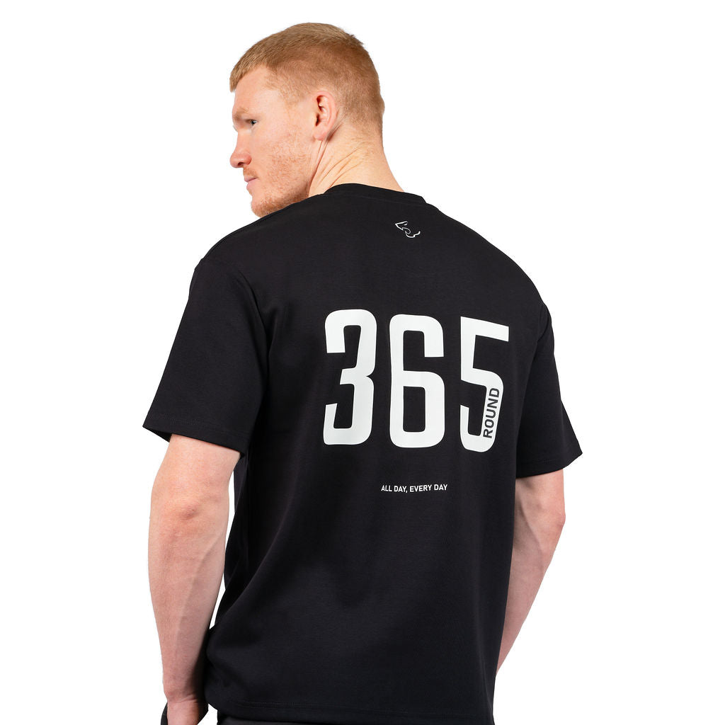 365 Oversized T-Shirt - Black-1