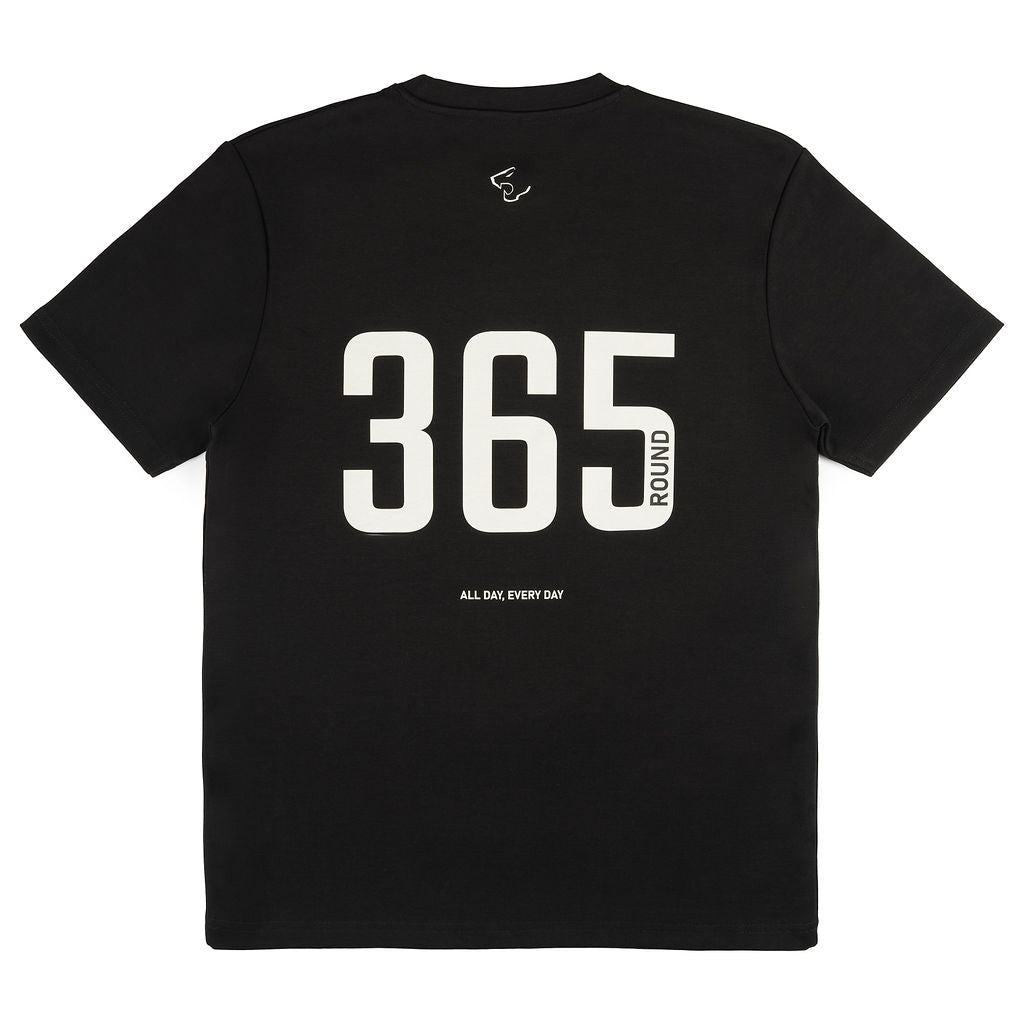 365 Oversized T-Shirt - Black-3
