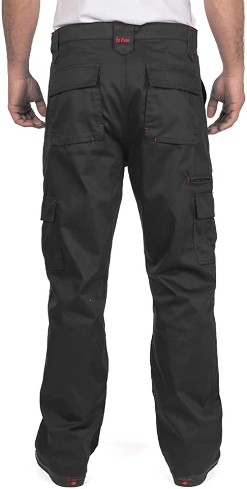 Workwear Mens Multi Pocket Easy Care Heavy Duty Knee Pad Pockets Safety Work Cargo Trousers Pants