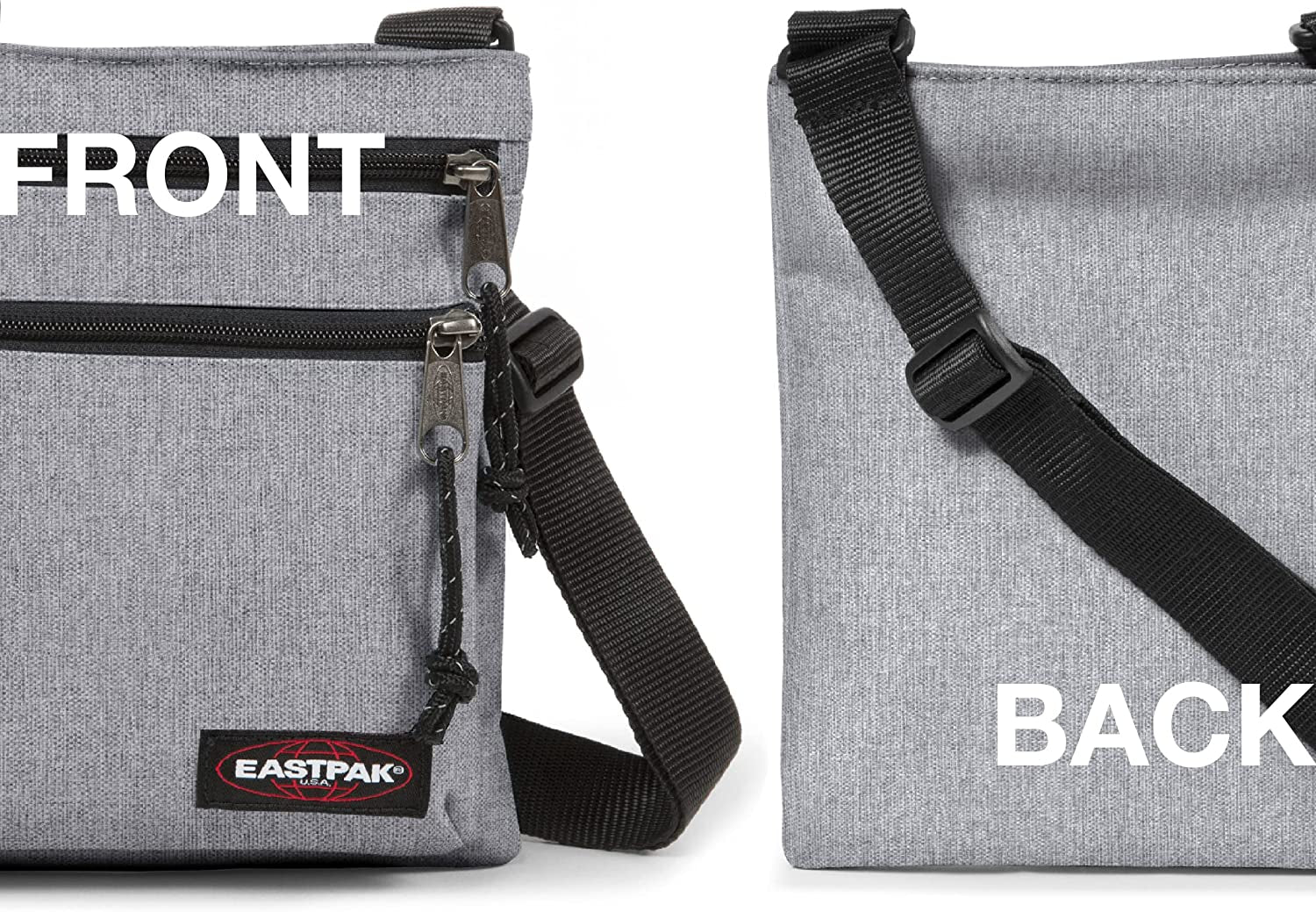 Rusher Messenger Bag, 23 Cm, Grey (Sunday Grey)