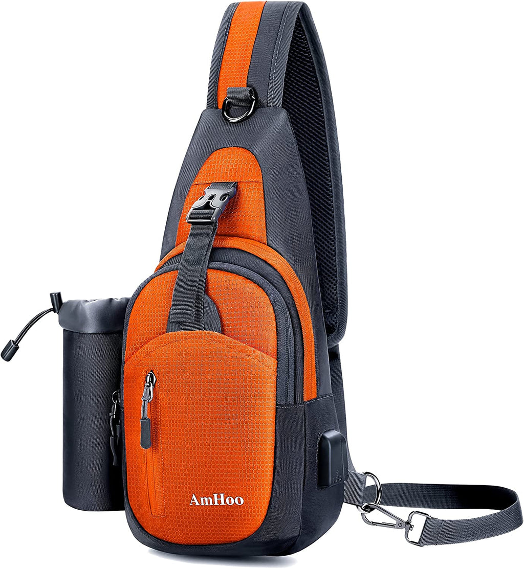 Sling Backpack Chest Shoudler Crossbody Bag Waterproof Hiking Daypack