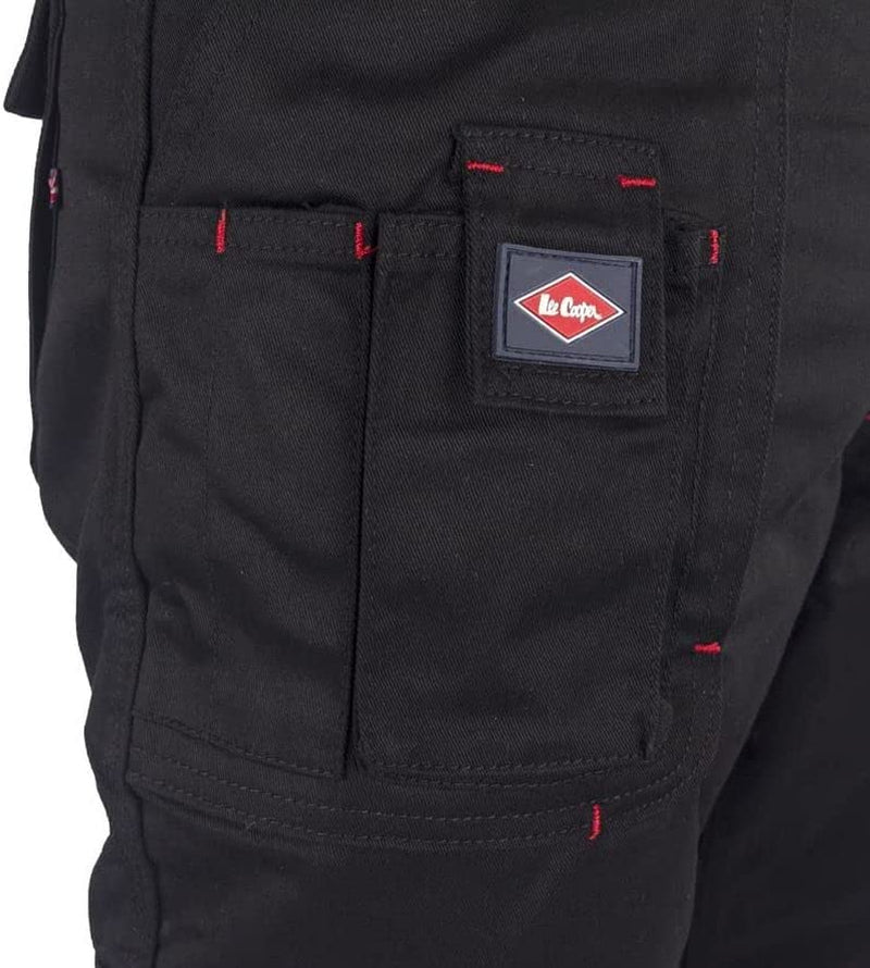 Workwear Mens Multi Pocket Easy Care Heavy Duty Knee Pad Pockets Safety Work Cargo Trousers Pants