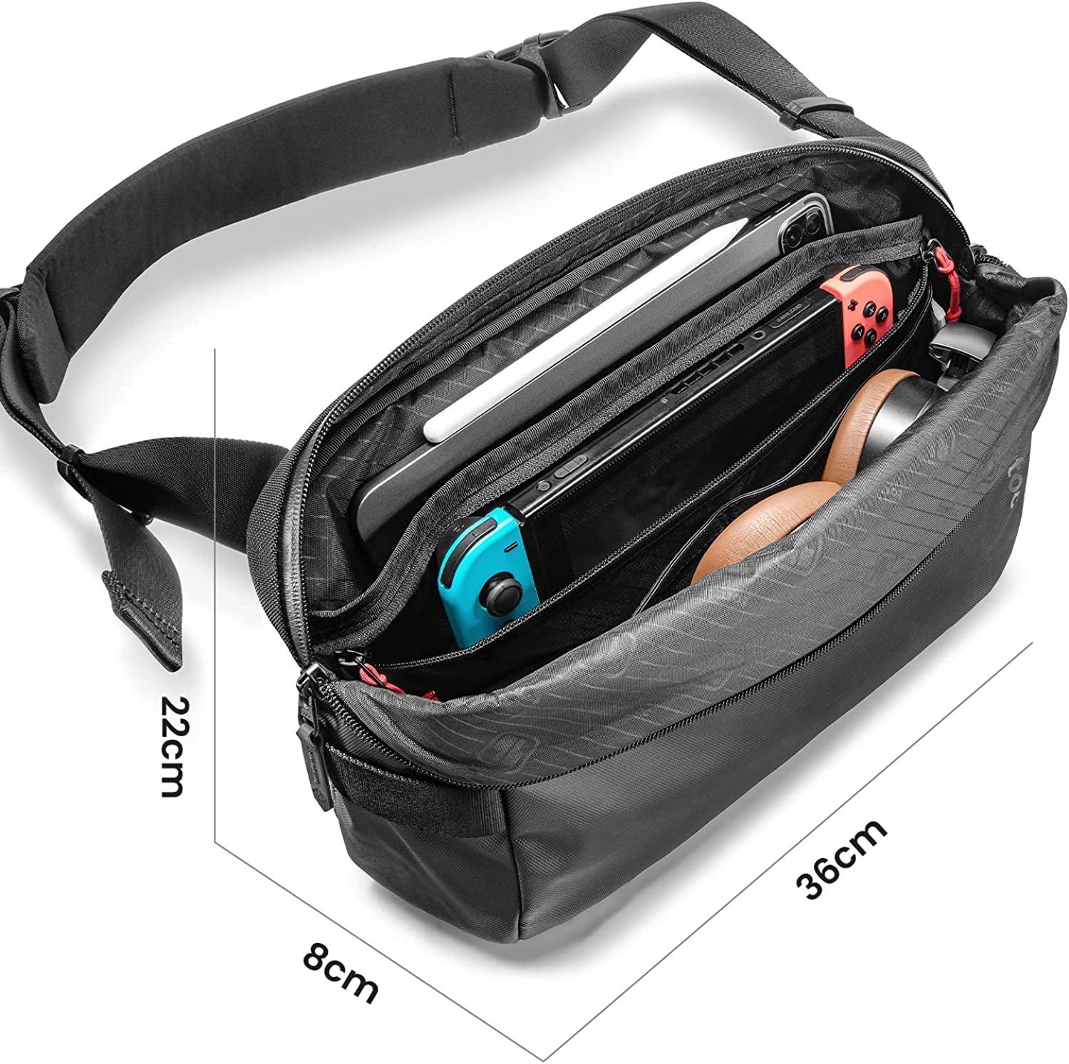 Sling Bag Small Crossbody Shoulder Bag 4.5L/7L/9L Backpack for Men and Women, Casual Lightweight Chest Bag Everyday Carry Bag for Tactical, Travel, Work, Stylish EDC Bag