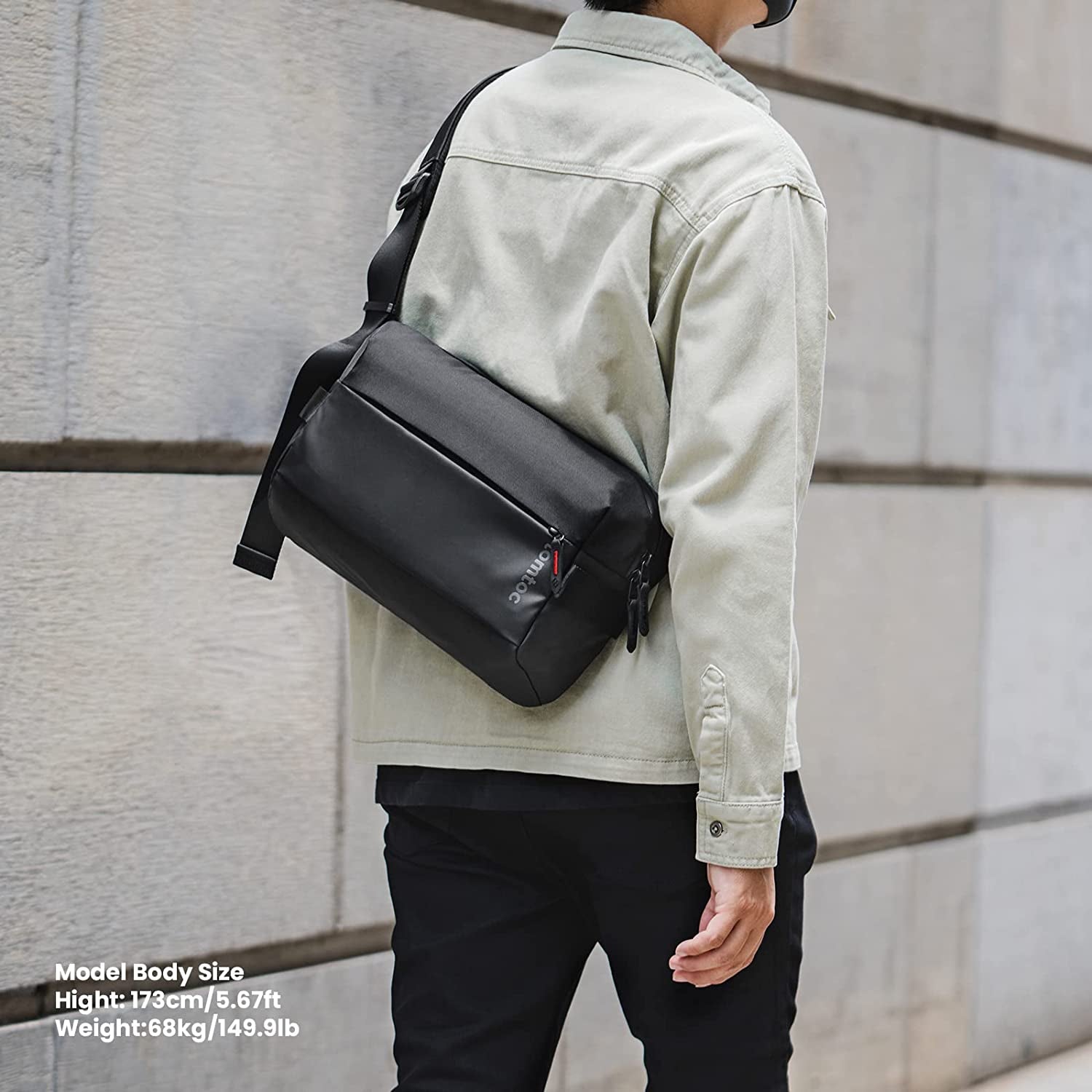Sling Bag Small Crossbody Shoulder Bag 4.5L/7L/9L Backpack for Men and Women, Casual Lightweight Chest Bag Everyday Carry Bag for Tactical, Travel, Work, Stylish EDC Bag
