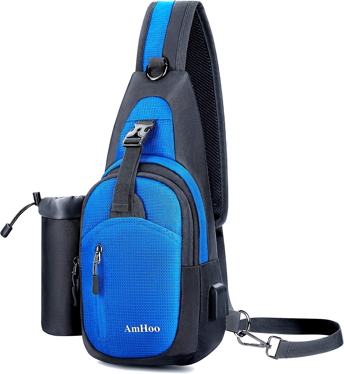 Sling Backpack Chest Shoudler Crossbody Bag Waterproof Hiking Daypack