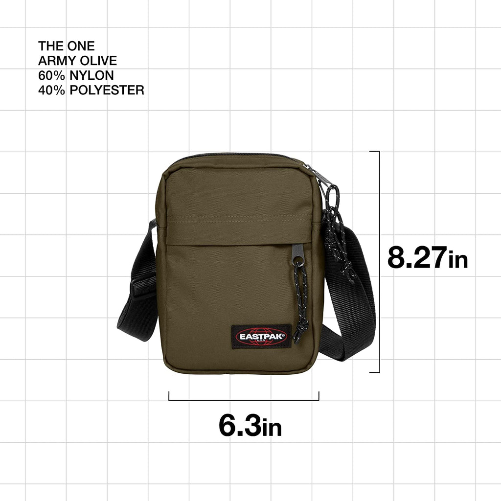 the One Messenger Bag, 21 Cm, 2.5 L, Army Olive (Green)