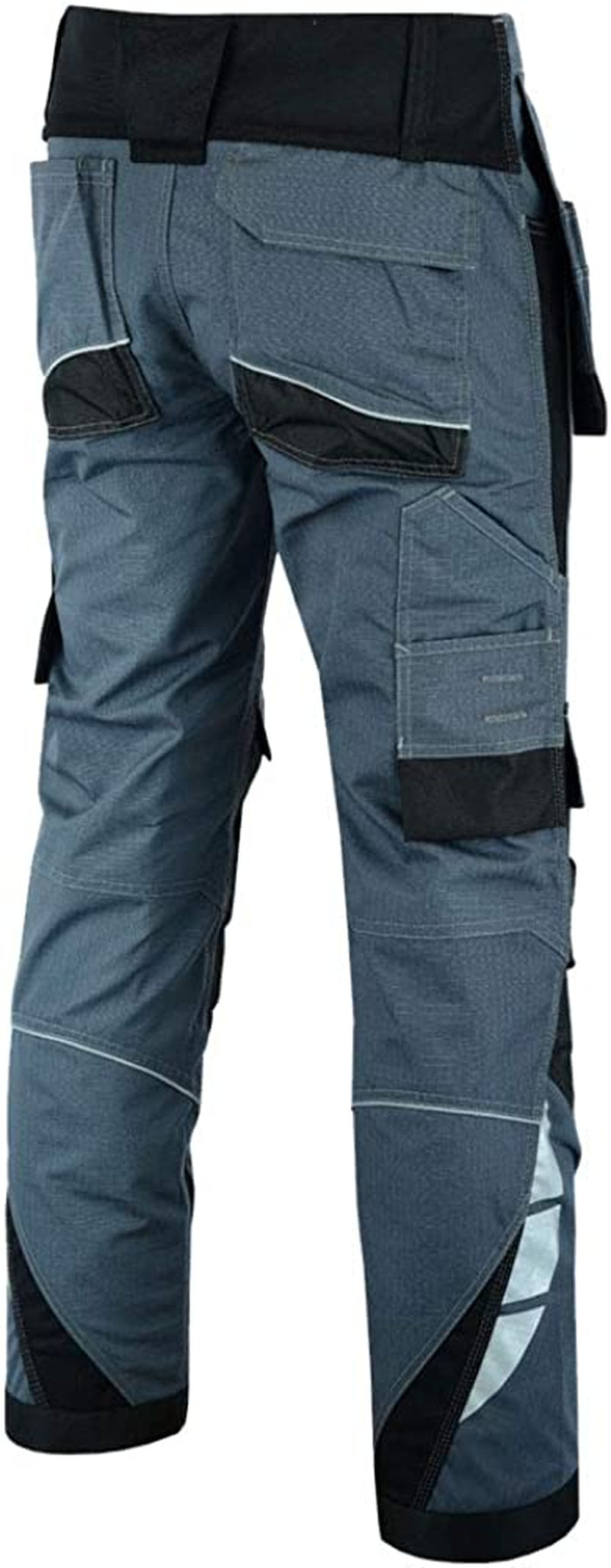 Pro Builder Work Trousers Men- Heavy Duty Combat Cargo Trousers for Men- Multi Pockets & Knee Pad Pockets - Triple Stitched - Durable Work Wear