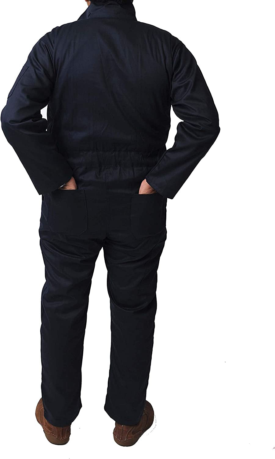 Road Master Men'S Poly Cotton Coverall Overalls Painters Suit Decorators Mechanic Workwear