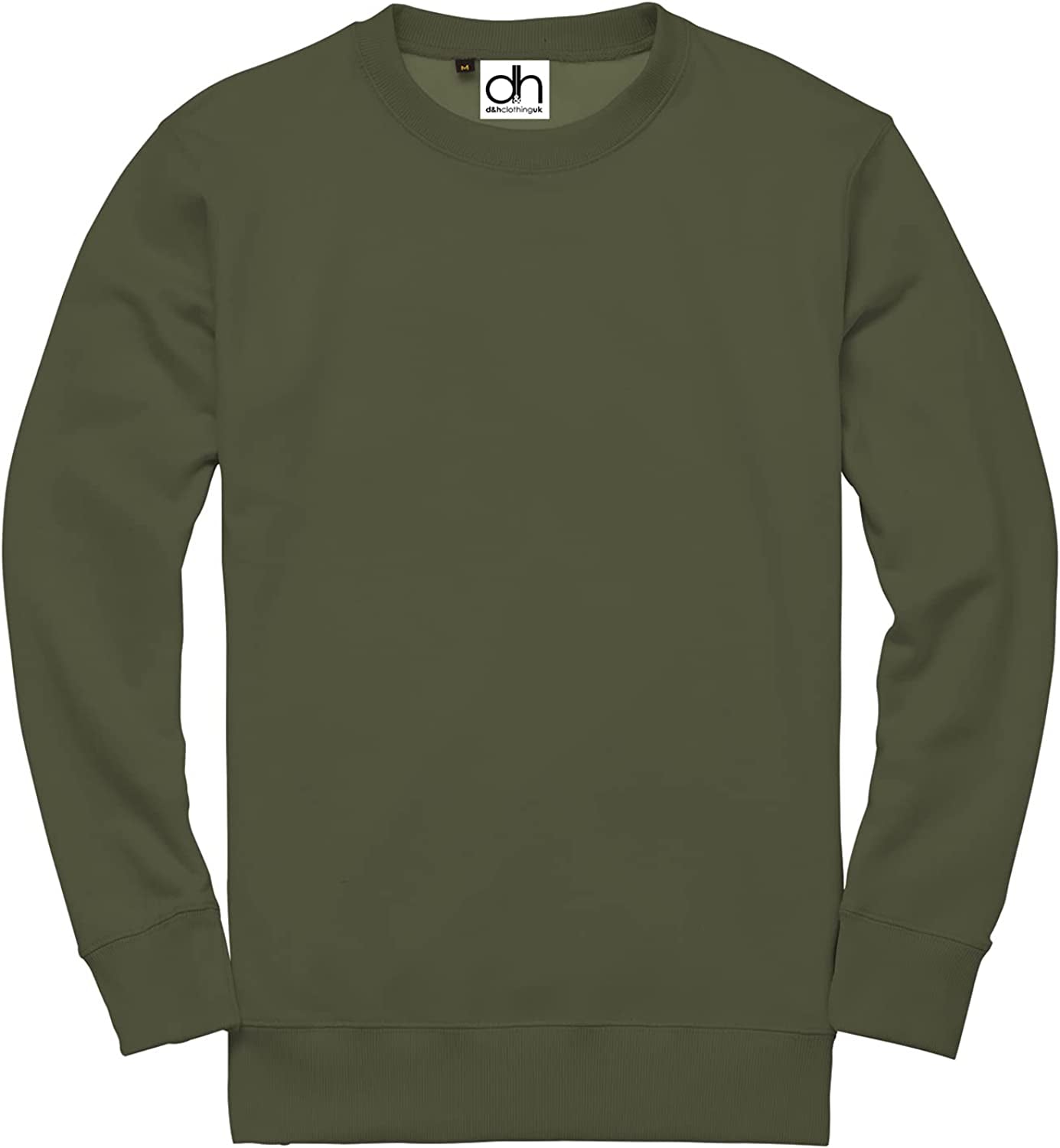 Premium Sweatshirts Plain Workwear Casual Crewneck Jumper Sweater Sports Leisure Fleece
