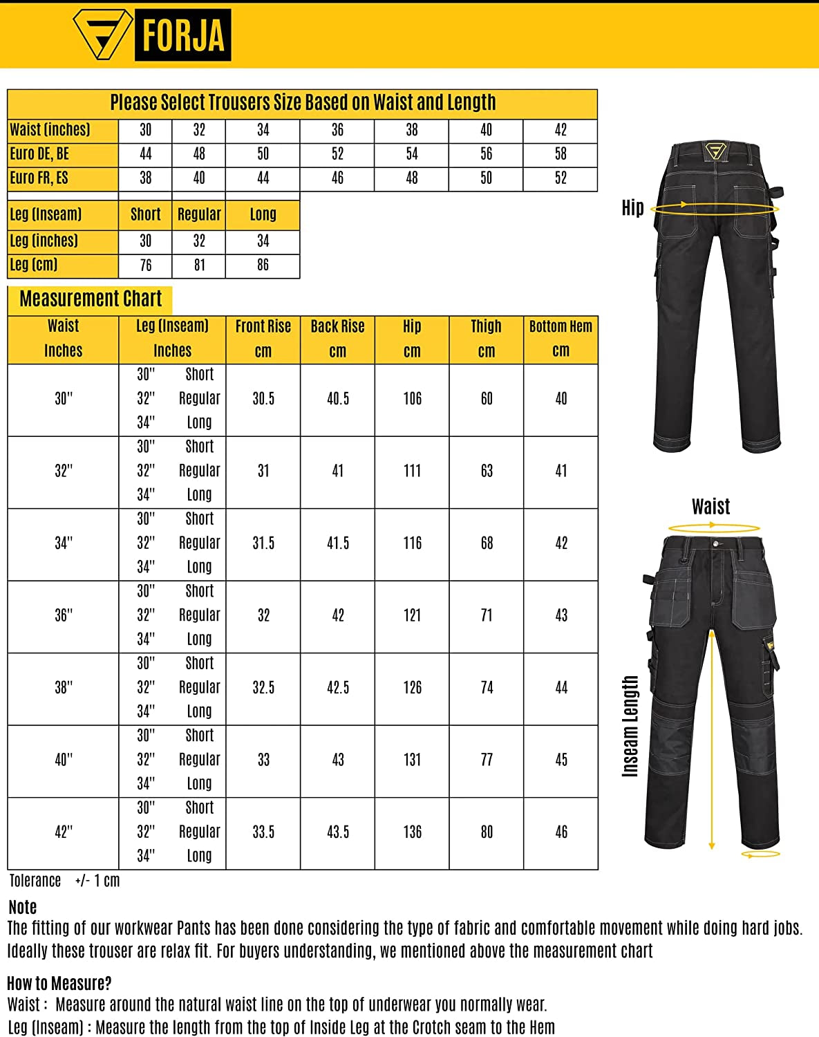Work Trousers Men Multi Pockets Work Utility & Safety Trousers with Holster and Knee Pad Pockets Ideal Work Pant for Site Work Builders Electricians Gardening Workwear Trouser Men