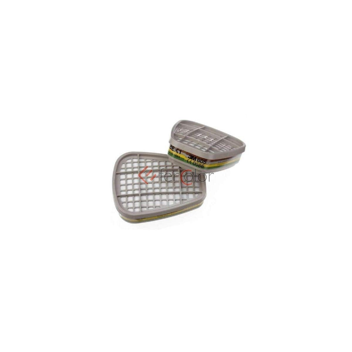 6059 ABEK1 Gas and Vapour Filter, Pair