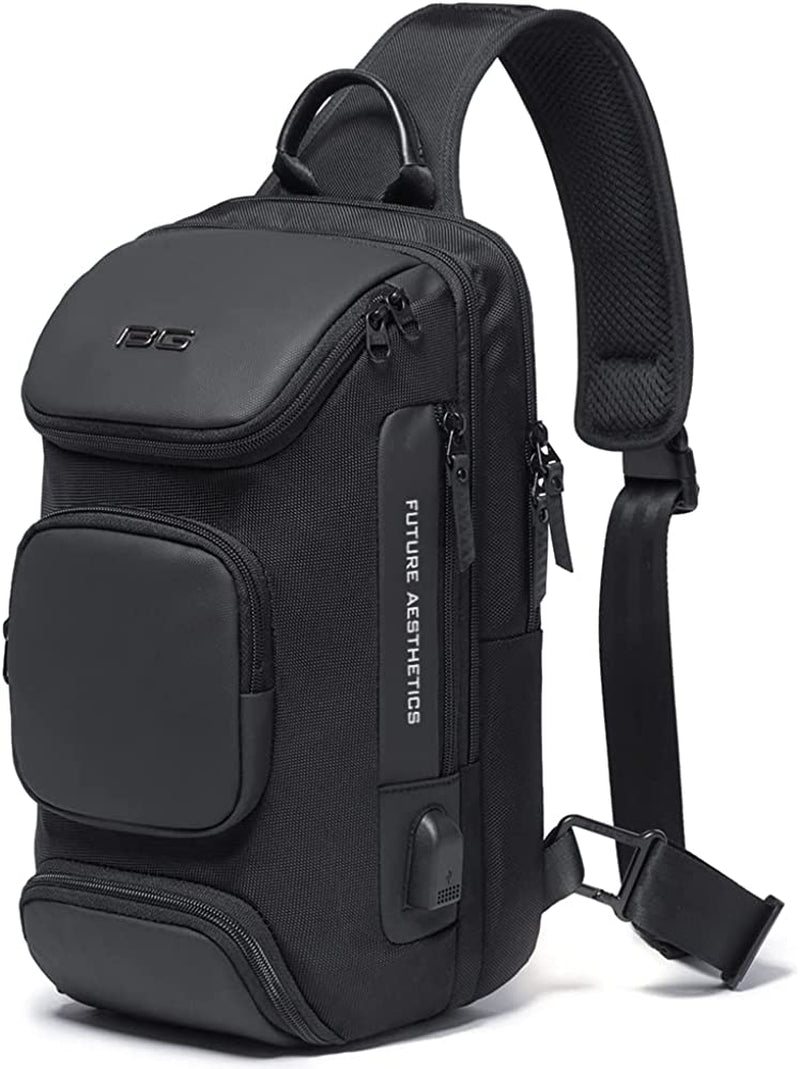 Sling Bag, Waterproof Men'S Chest Bag Shoulder Bags Crossbody Sling Backpack for Men Sling Backpacks