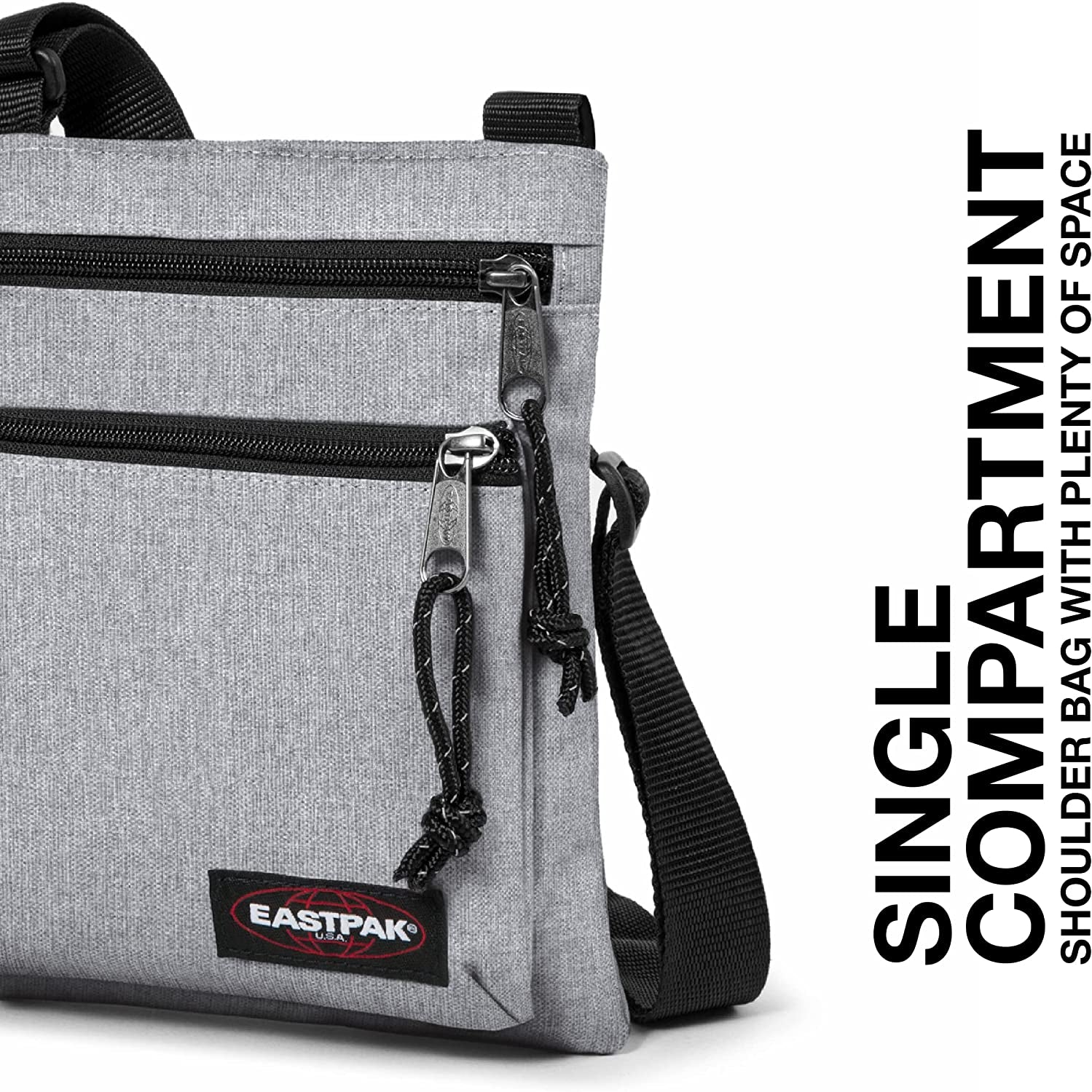 Rusher Messenger Bag, 23 Cm, Grey (Sunday Grey)