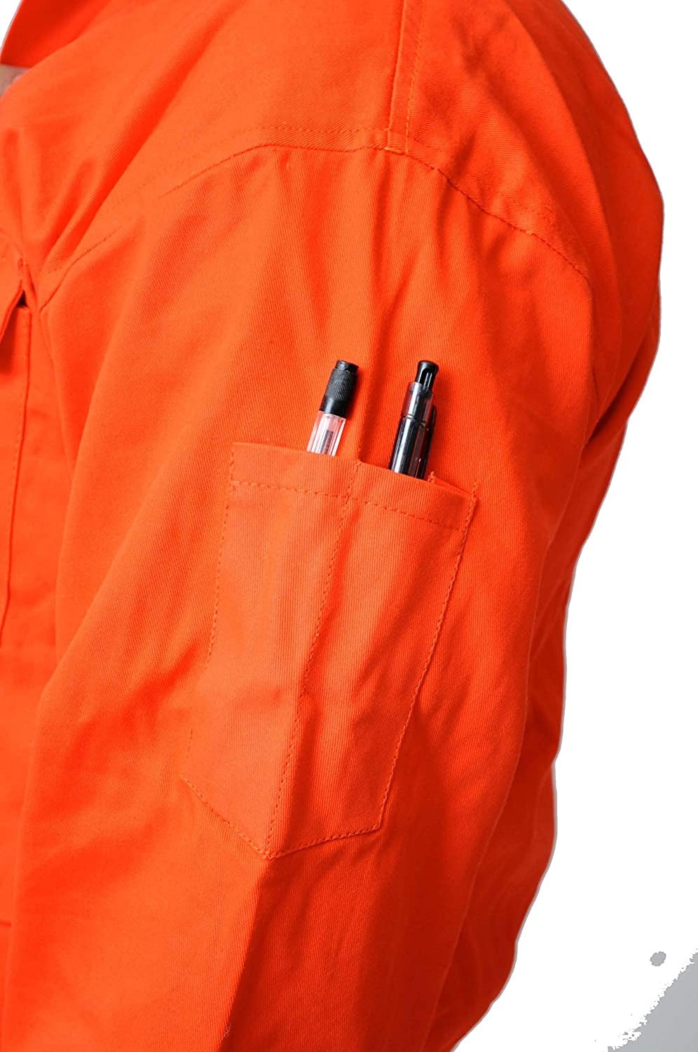 Road Master Men'S Poly Cotton Coverall Overalls Painters Suit Decorators Mechanic Workwear