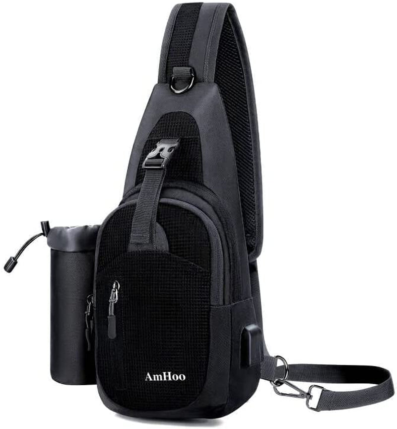 Sling Backpack Chest Shoudler Crossbody Bag Waterproof Hiking Daypack