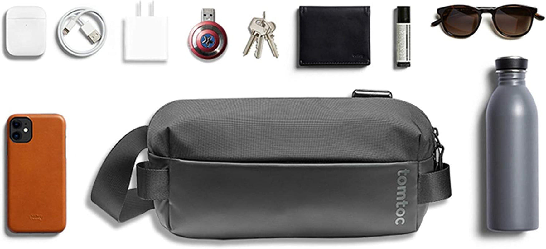 Sling Bag Small Crossbody Shoulder Bag 4.5L/7L/9L Backpack for Men and Women, Casual Lightweight Chest Bag Everyday Carry Bag for Tactical, Travel, Work, Stylish EDC Bag