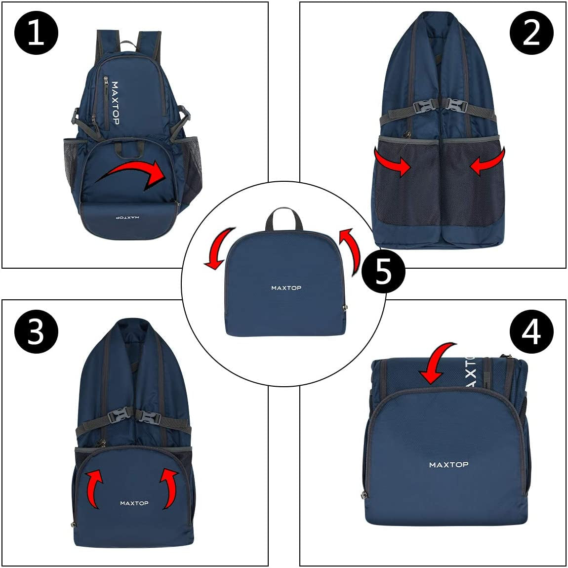 50L/40L Backpack Ultra Lightweight Packable Foldable Rucksack Water Resistent for Men Women Kids Outdoor Camping Hiking Travel Daypack Handy Durable Gifts for Men Women
