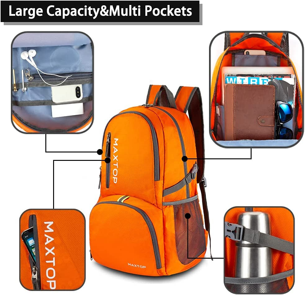 50L/40L Backpack Ultra Lightweight Packable Foldable Rucksack Water Resistent for Men Women Kids Outdoor Camping Hiking Travel Daypack Handy Durable Gifts for Men Women