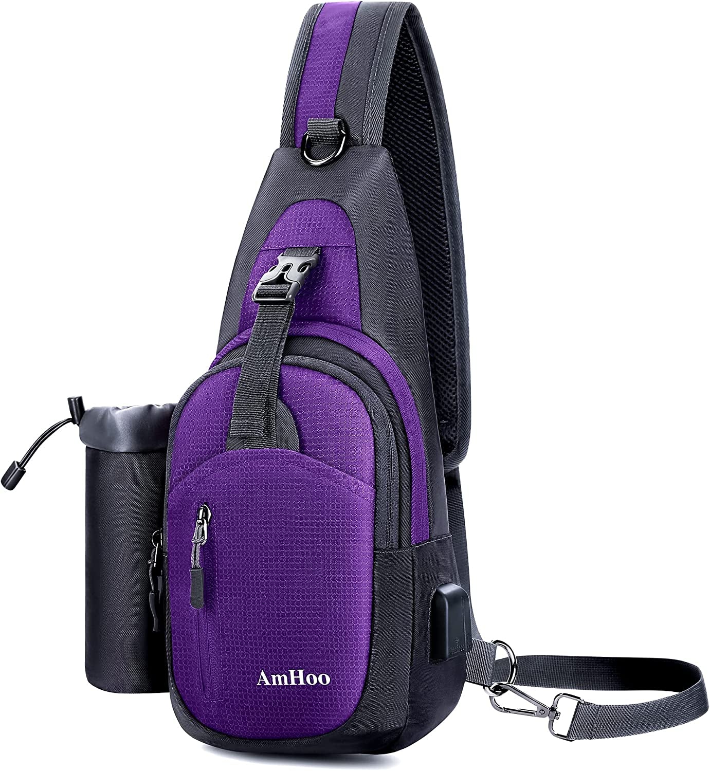 Sling Backpack Chest Shoudler Crossbody Bag Waterproof Hiking Daypack
