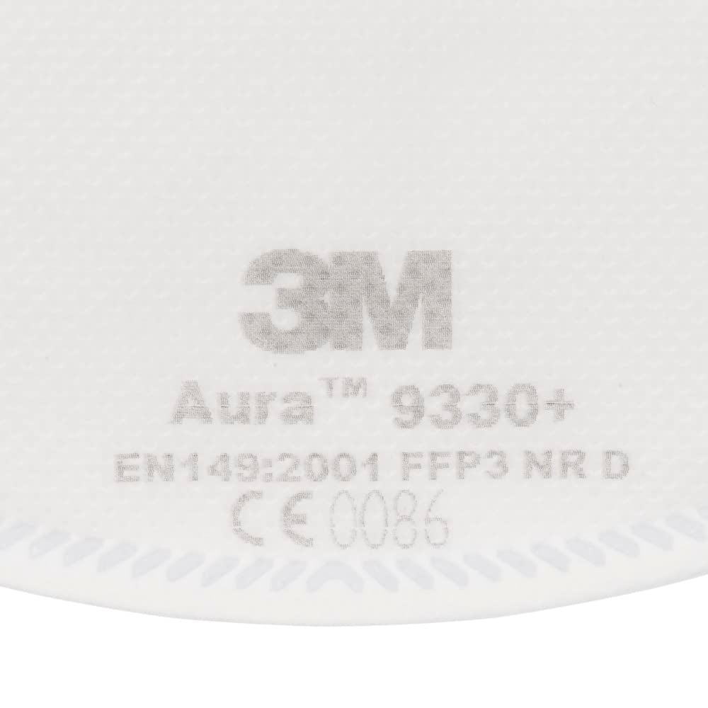 ™ Aura™ Particulate Respirator, FFP3, Unvalved, 9330+, 20 Masks per Pack