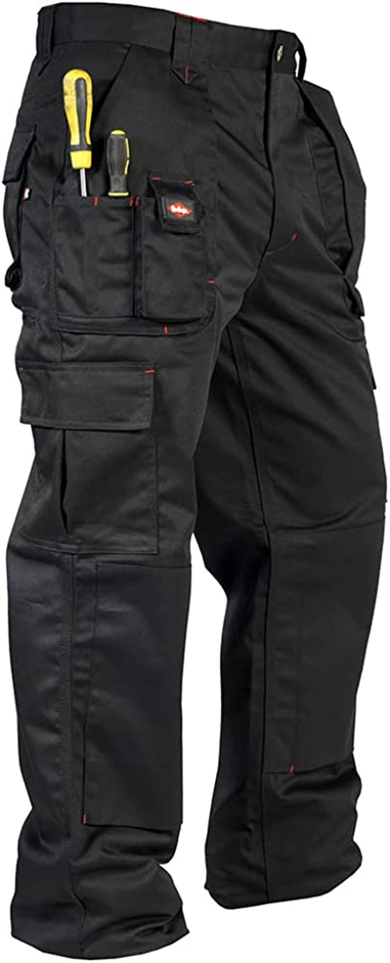 Workwear Mens Multi Pocket Easy Care Heavy Duty Knee Pad Pockets Safety Work Cargo Trousers Pants