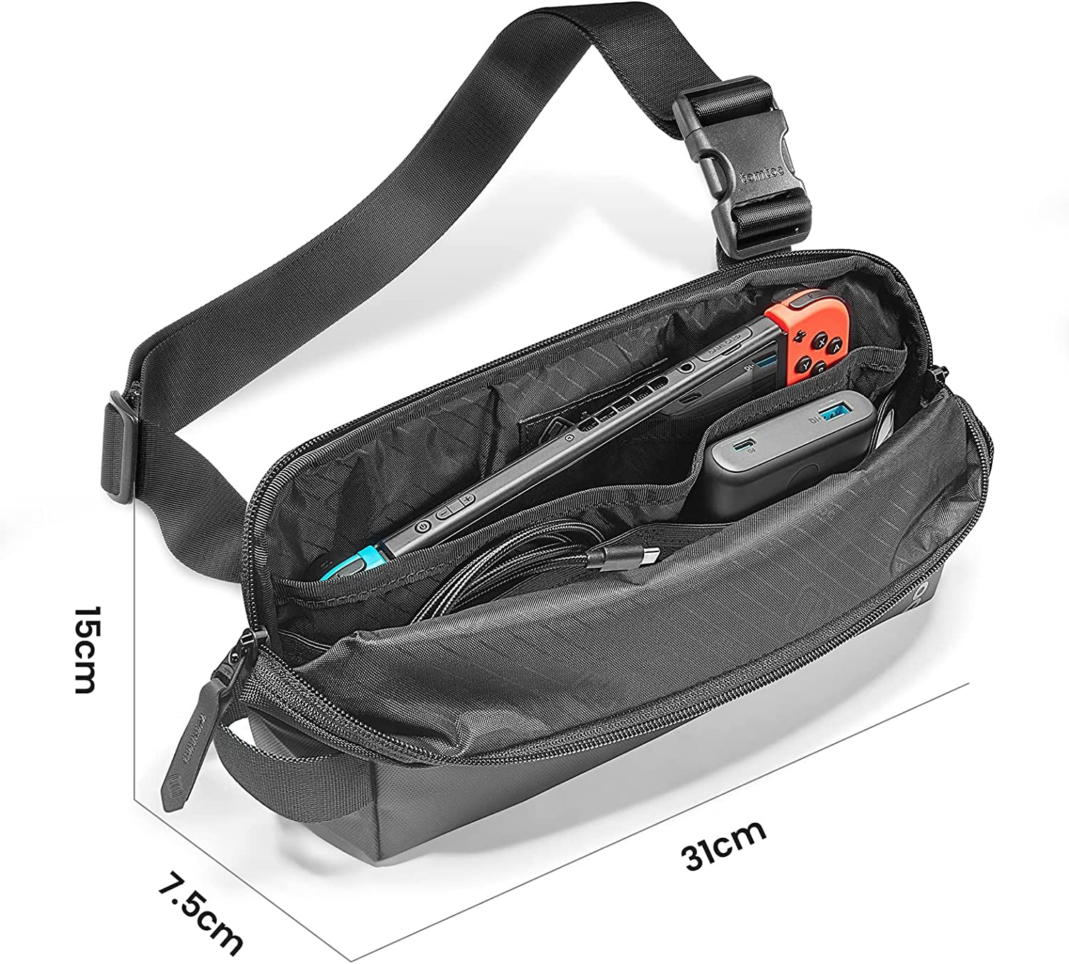 Sling Bag Small Crossbody Shoulder Bag 4.5L/7L/9L Backpack for Men and Women, Casual Lightweight Chest Bag Everyday Carry Bag for Tactical, Travel, Work, Stylish EDC Bag