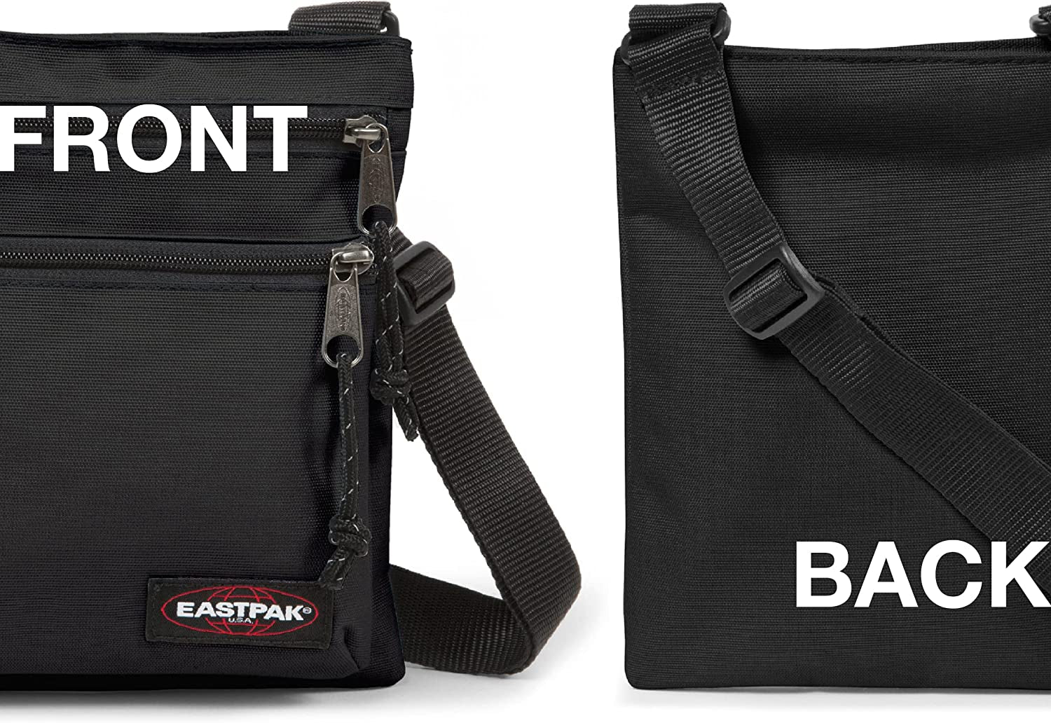 Rusher Messenger Bag, 23 Cm, Black