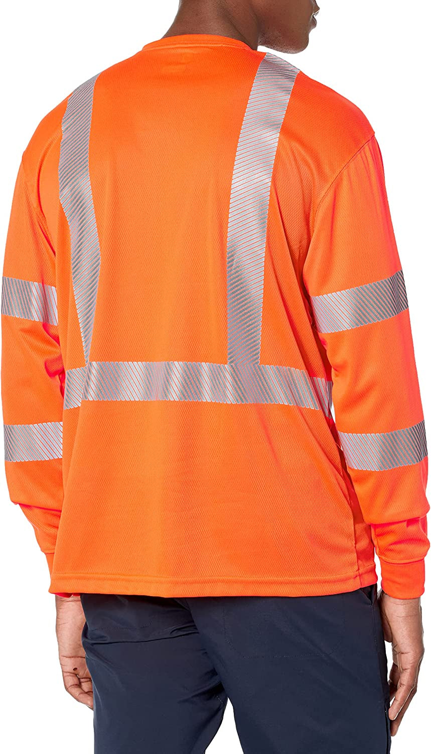 Carhartt Men'S Big & Tall High Visibility Force Long Sleeve Class 3 Tee