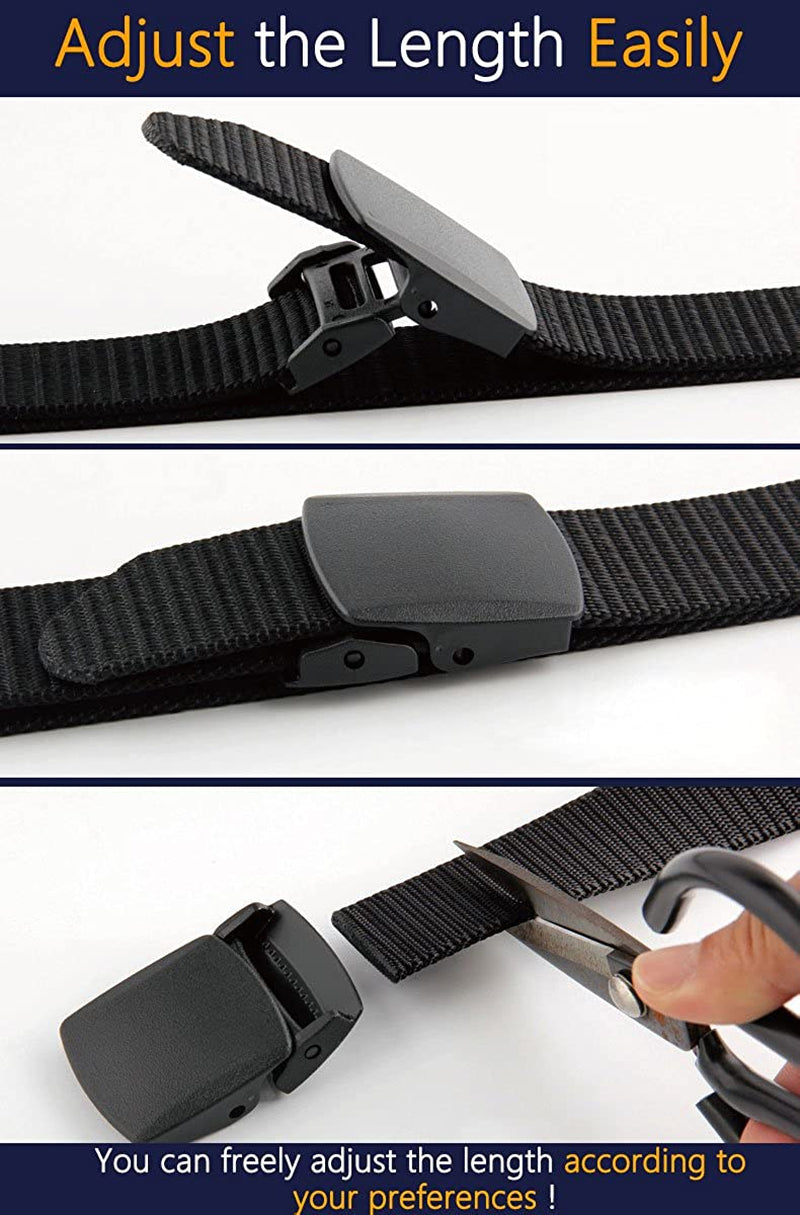 Men Nylon Belt Tactical Military with Plastic Buckle