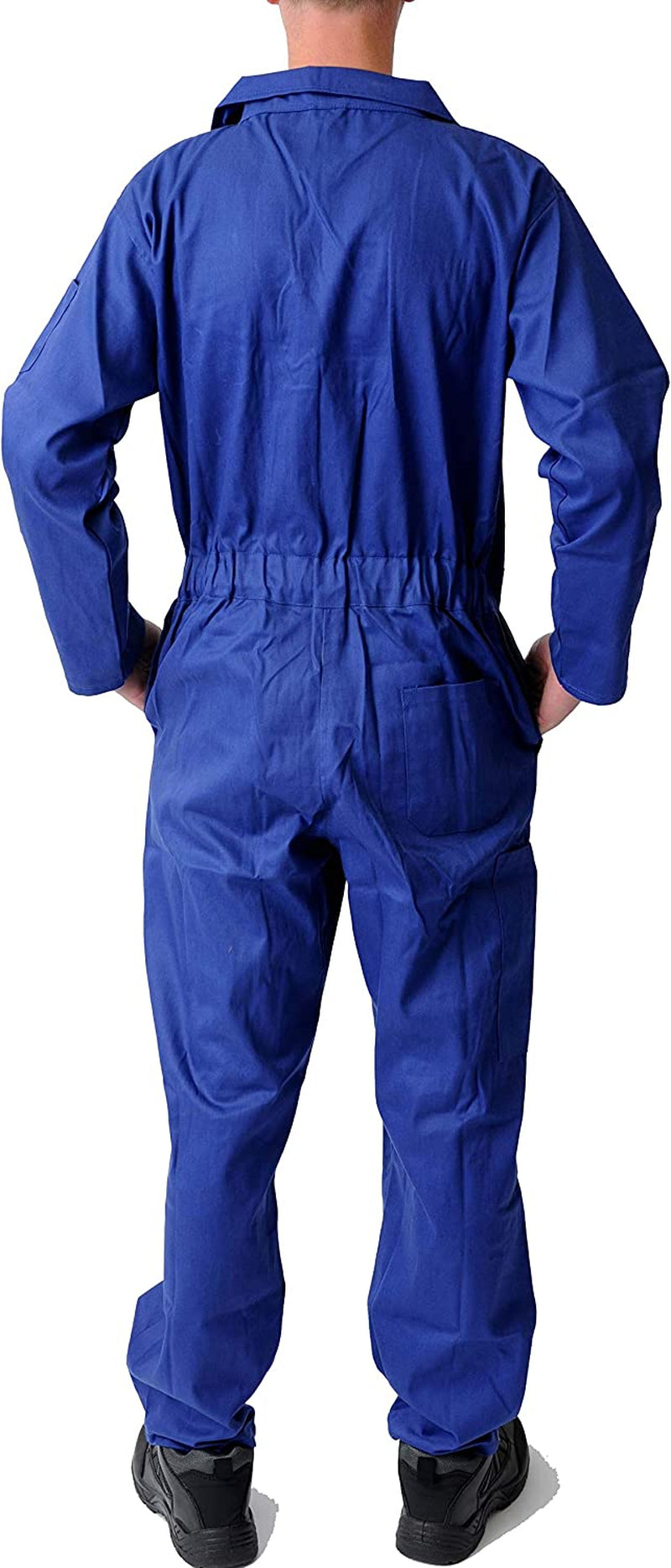 Road Master Men'S Poly Cotton Coverall Overalls Painters Suit Decorators Mechanic Workwear