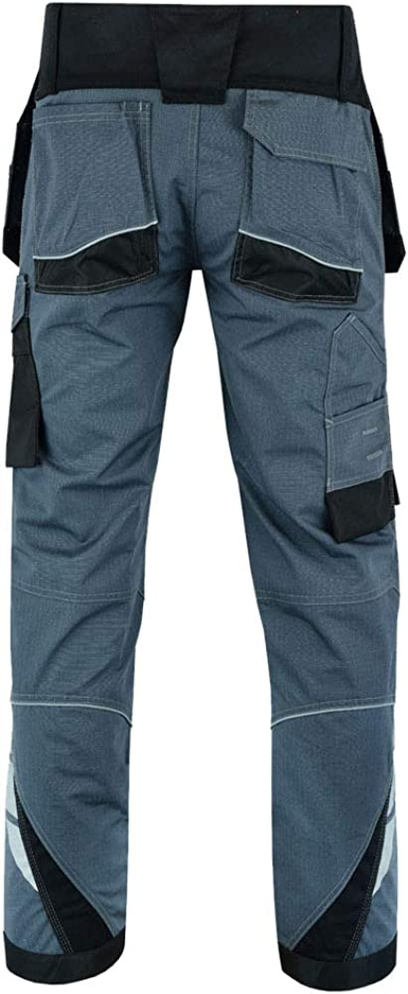 Pro Builder Work Trousers Men- Heavy Duty Combat Cargo Trousers for Men- Multi Pockets & Knee Pad Pockets - Triple Stitched - Durable Work Wear