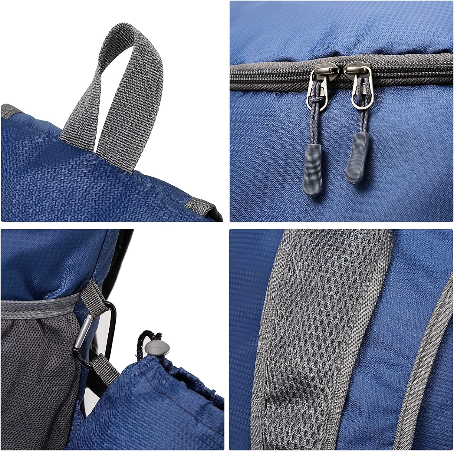 Foldable Backpack Lightweight, Small Rucksack Waterproof for Outdoor Sports, Durable Packable Backpack Practical Gifts for Men Women, Casual Daypack for Travelling Walking