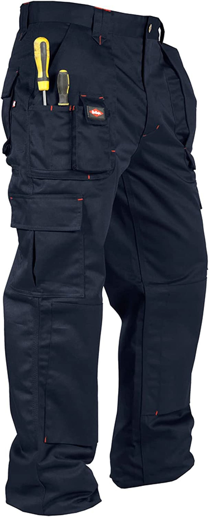 Workwear Mens Multi Pocket Easy Care Heavy Duty Knee Pad Pockets Safety Work Cargo Trousers Pants