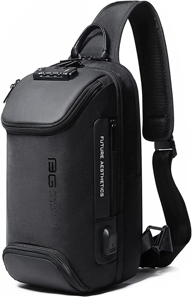 Sling Bag, Waterproof Men'S Chest Bag Shoulder Bags Crossbody Sling Backpack for Men Sling Backpacks