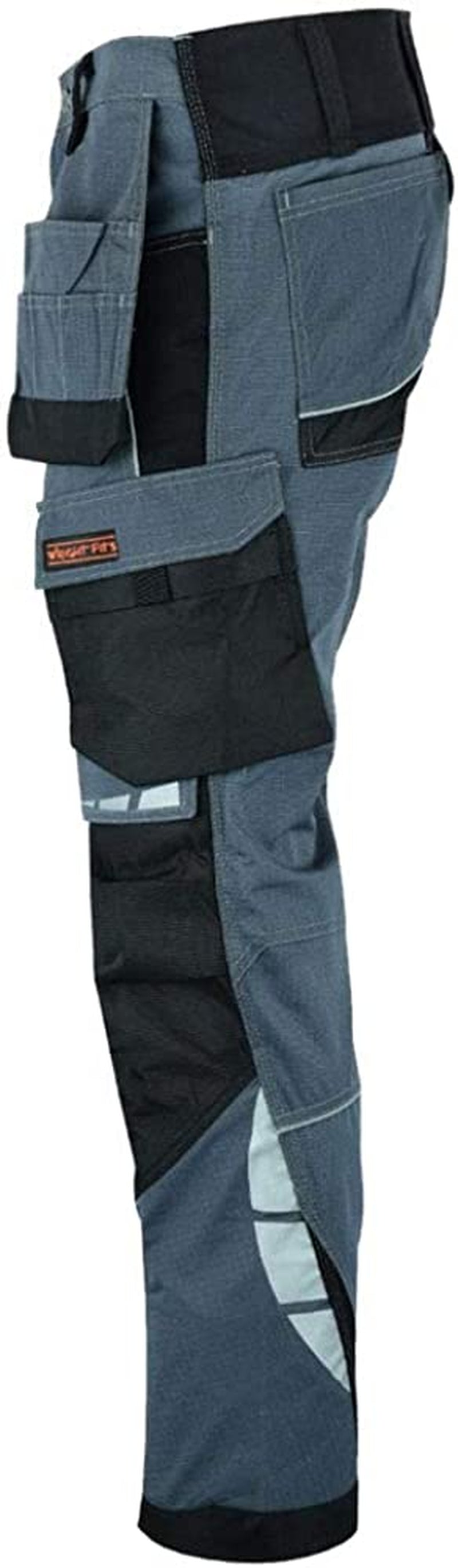 Pro Builder Work Trousers Men- Heavy Duty Combat Cargo Trousers for Men- Multi Pockets & Knee Pad Pockets - Triple Stitched - Durable Work Wear