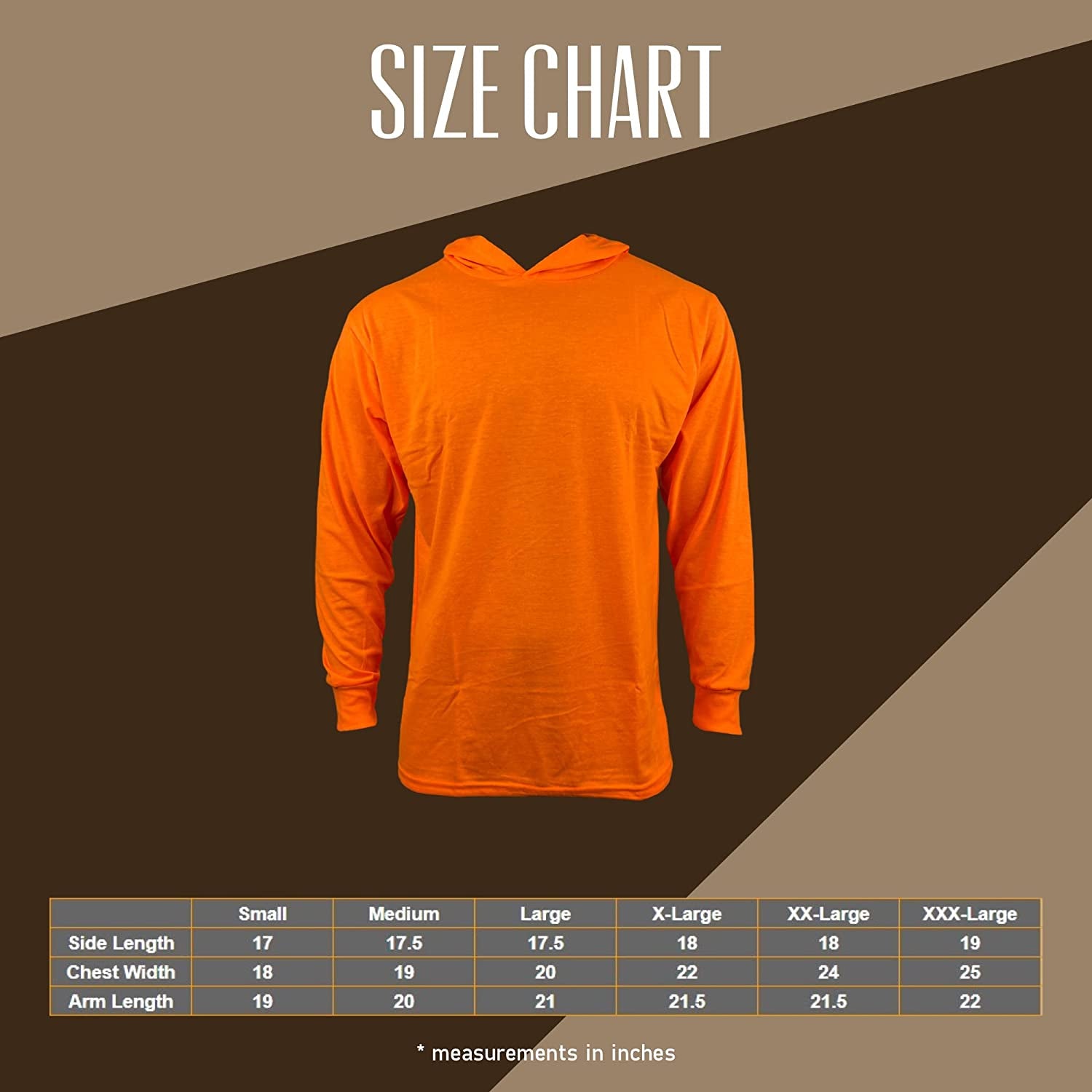 Safety Orange High Visibility Shirts for Men, Hi Vis Long Sleeve Work Shirts for Men Construction Pack