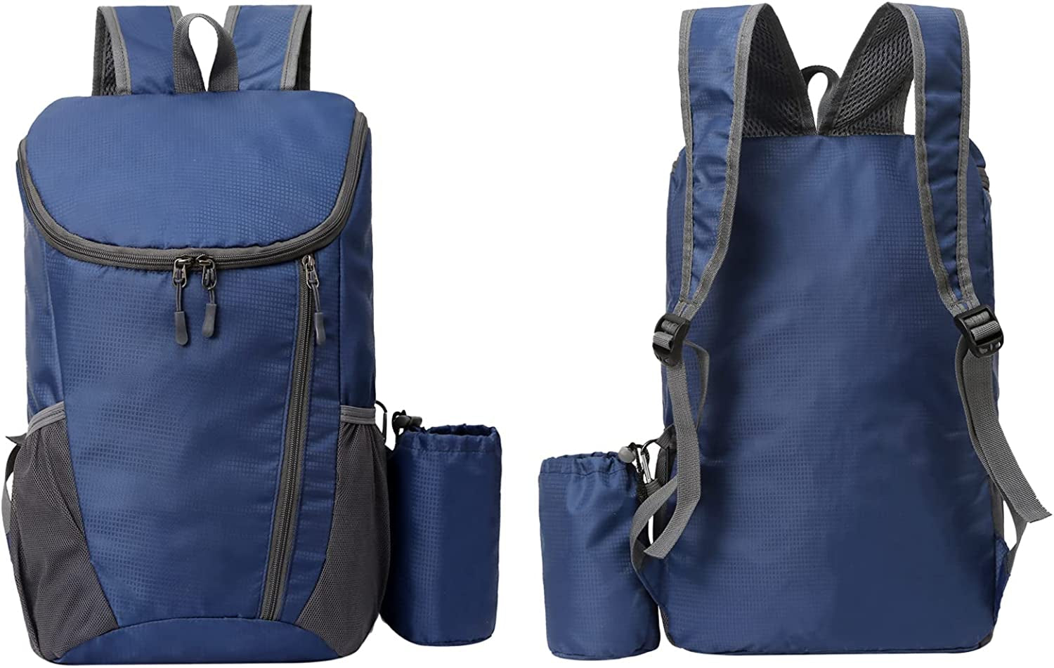 Foldable Backpack Lightweight, Small Rucksack Waterproof for Outdoor Sports, Durable Packable Backpack Practical Gifts for Men Women, Casual Daypack for Travelling Walking