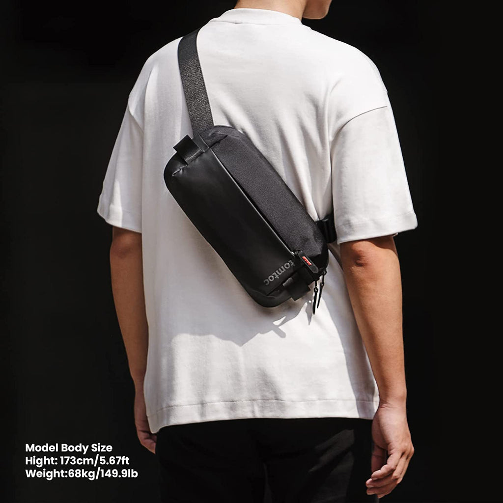 Sling Bag Small Crossbody Shoulder Bag 4.5L/7L/9L Backpack for Men and Women, Casual Lightweight Chest Bag Everyday Carry Bag for Tactical, Travel, Work, Stylish EDC Bag
