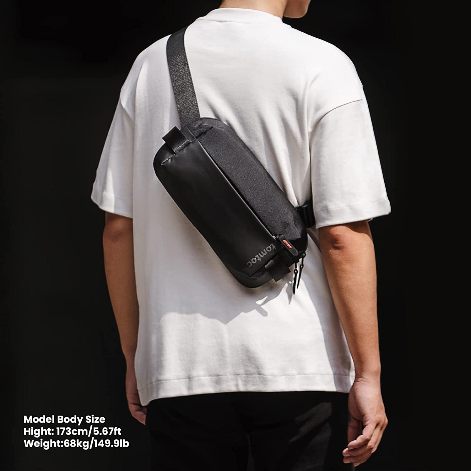 Sling Bag Small Crossbody Shoulder Bag 4.5L/7L/9L Backpack for Men and Women, Casual Lightweight Chest Bag Everyday Carry Bag for Tactical, Travel, Work, Stylish EDC Bag