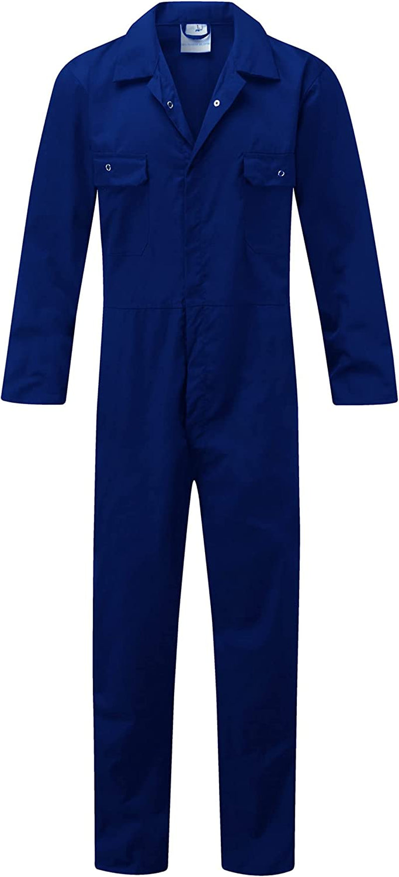 Fort - Workforce Coverall - Medium - Royal Blue Coveralls - 210Gsm - Studded Pockets - Comfortable Work Suit - Durable Mens Overalls - Work Overalls for Men