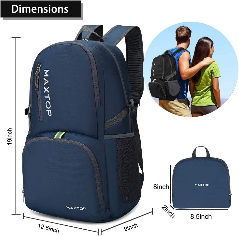 50L/40L Backpack Ultra Lightweight Packable Foldable Rucksack Water Resistent for Men Women Kids Outdoor Camping Hiking Travel Daypack Handy Durable Gifts for Men Women